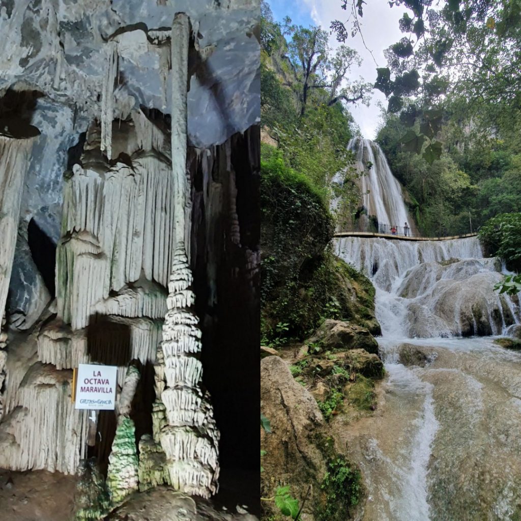 tour grutas de garcia y cascada cola de caballo